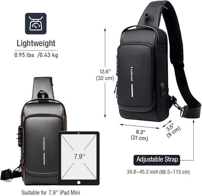 Unisex Sling Bag for Men & Women – Stylish, Water-Resistant & Compact