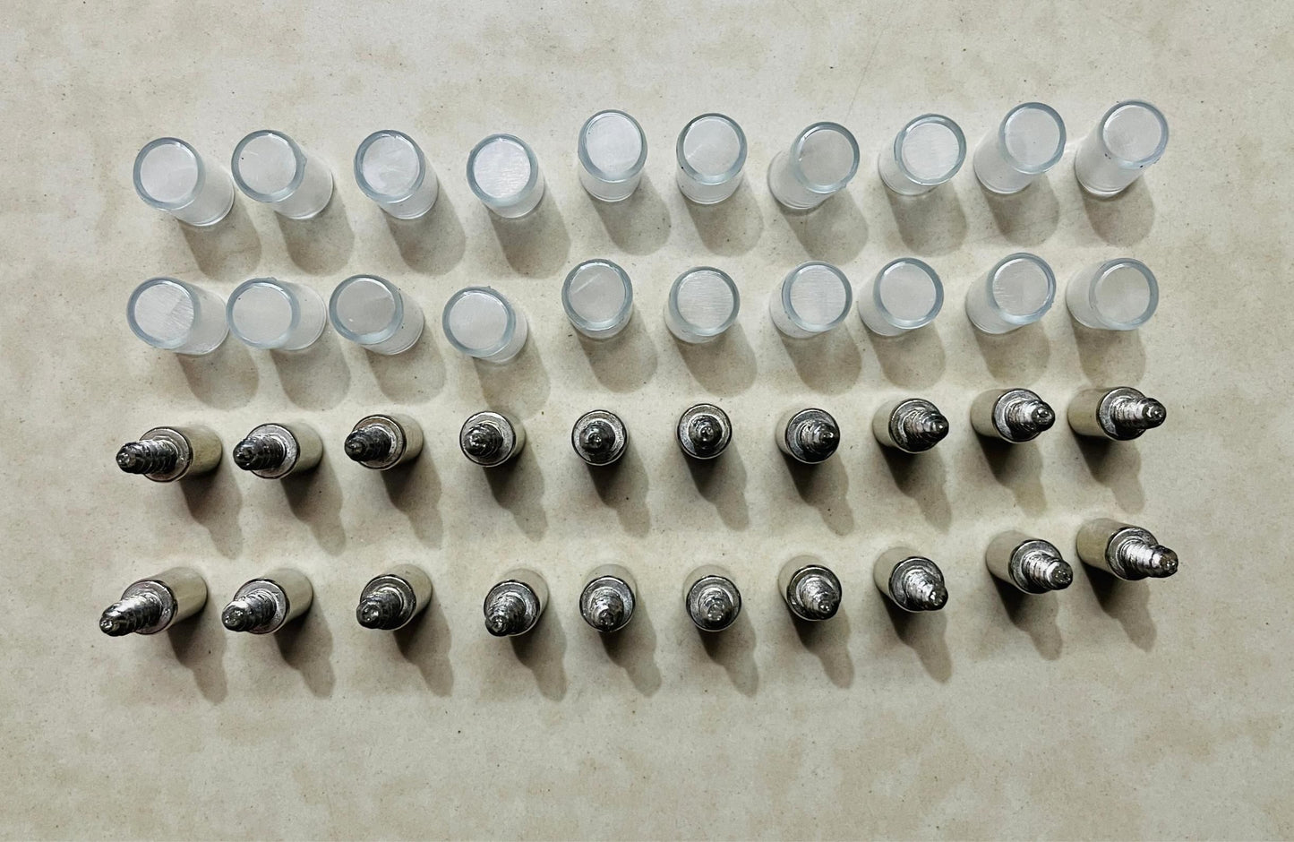 20PCS Metal Shelf Support Pegs with Anti-Slip Screws – Heavy-Duty Shelf Brackets