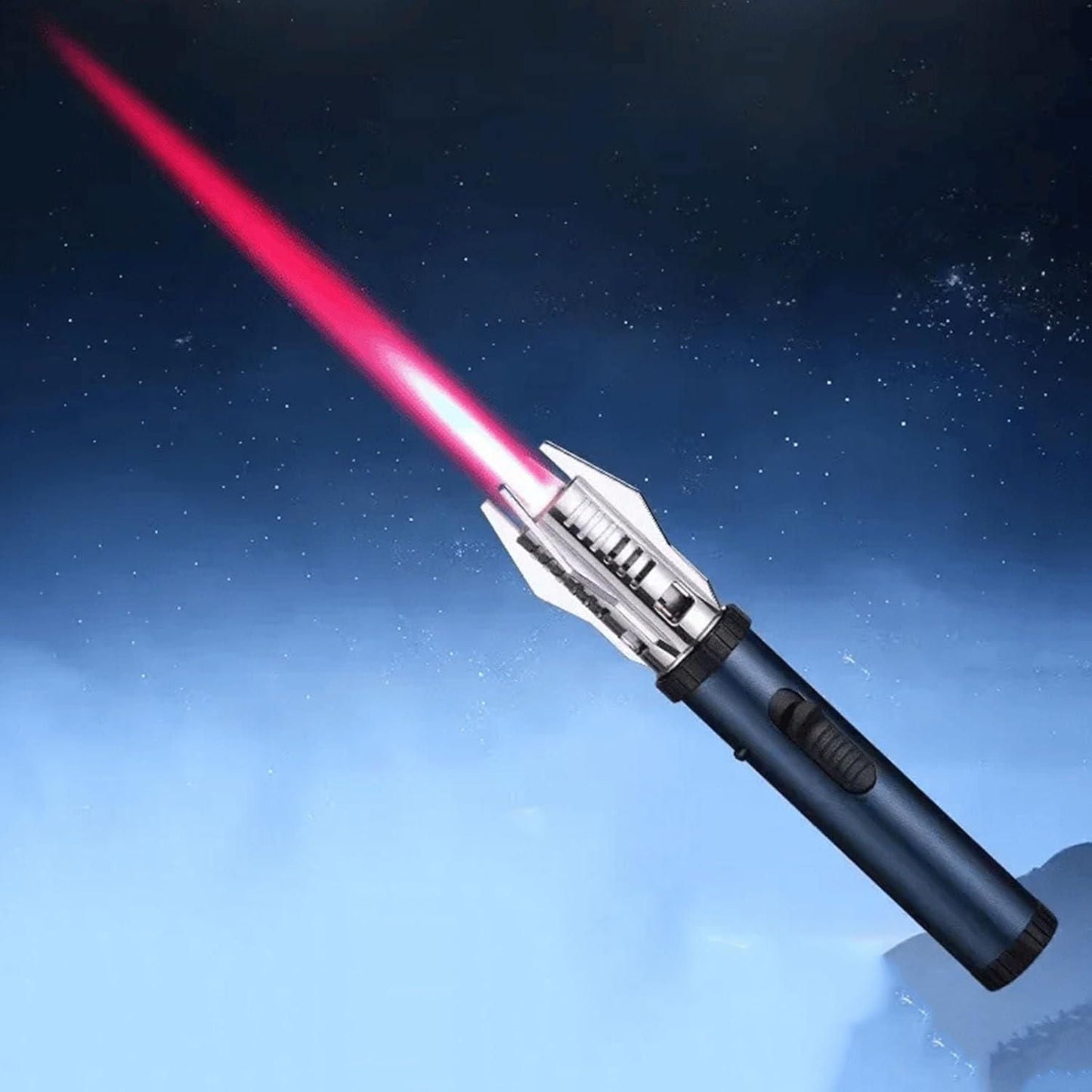 Metal Lightsaber Lighter – Windproof Refillable USB Lighter (Flameless)