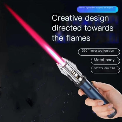 Metal Lightsaber Lighter – Windproof Refillable USB Lighter (Flameless)