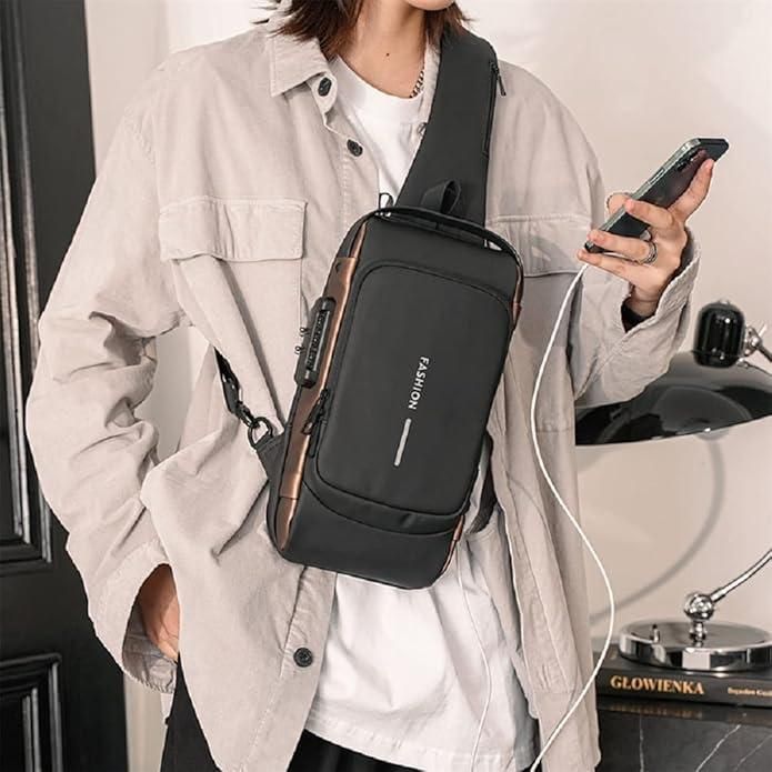 Unisex Sling Bag for Men & Women – Stylish, Water-Resistant & Compact